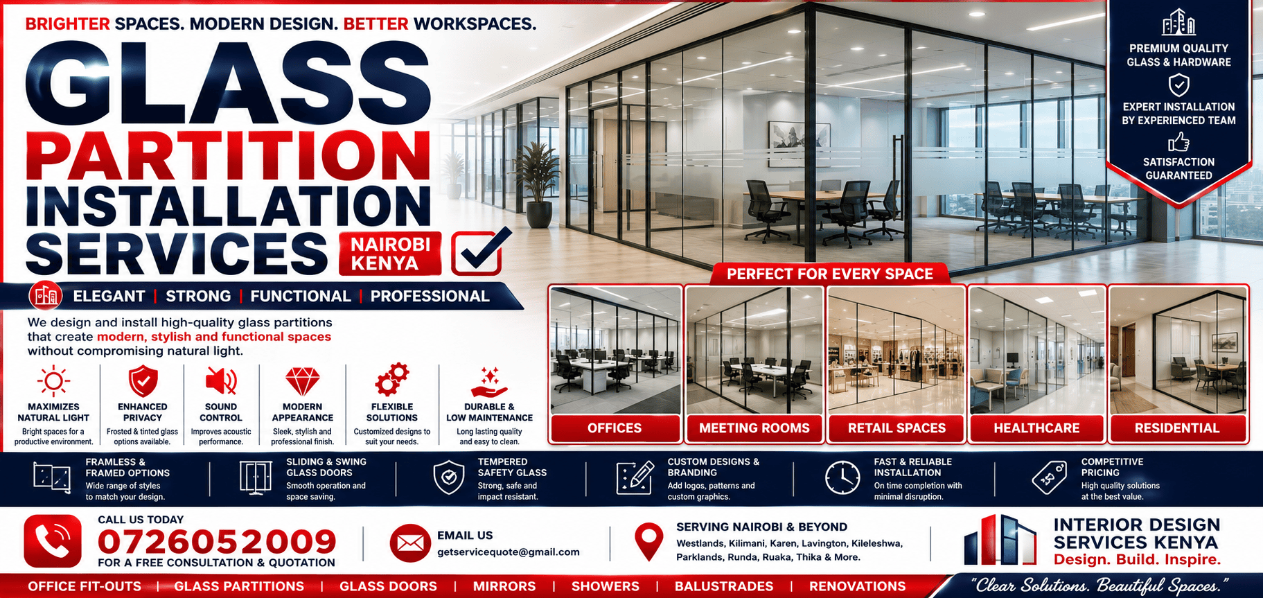 Glass Partition Installation Glass Partition Installation