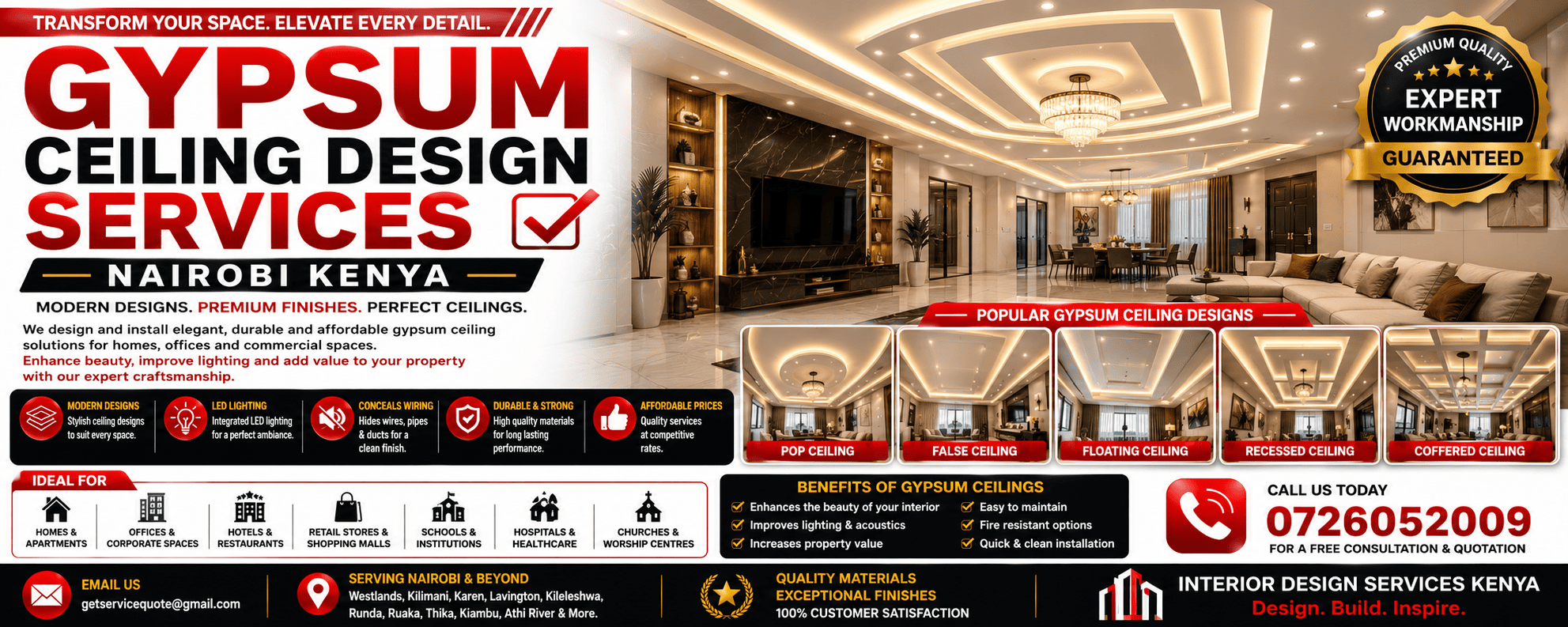 Gypsum Ceiling Design